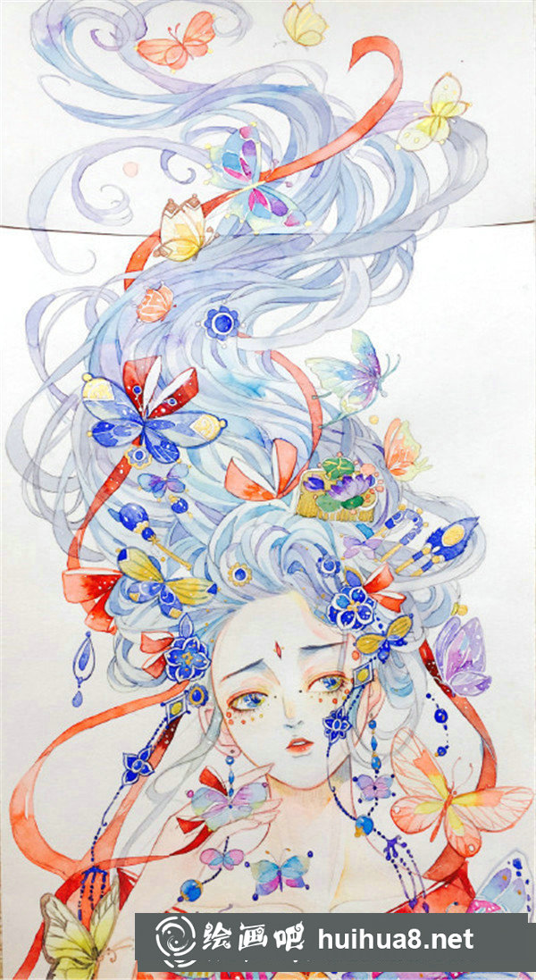水彩畫人物
