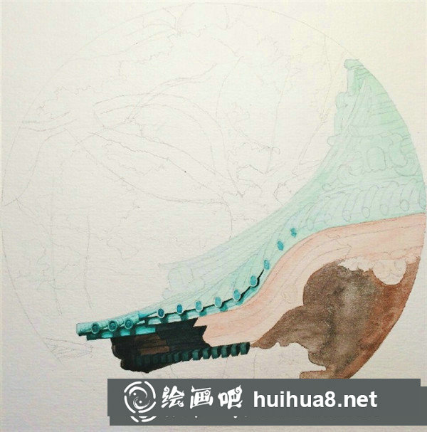 櫻花水彩畫