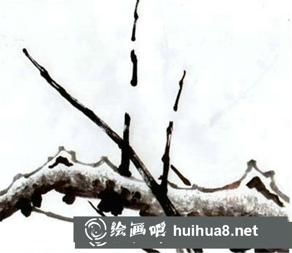梅花國畫簡單畫法