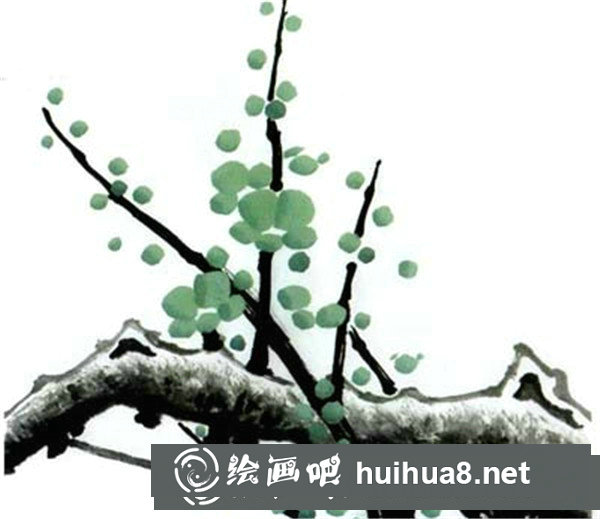 梅花國畫簡單畫法