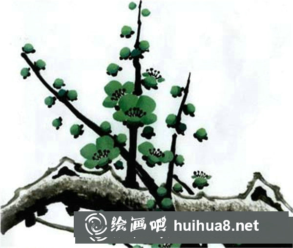梅花國畫簡單畫法