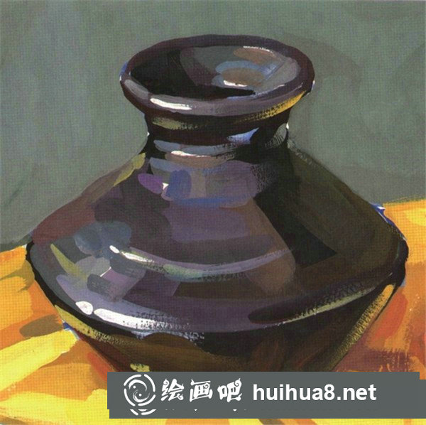 幾種常見的水粉陶罐技巧