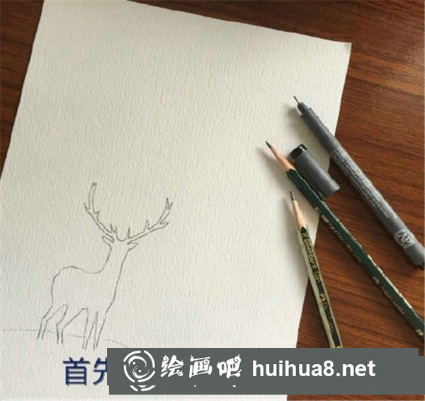 夢幻星空水彩畫教程