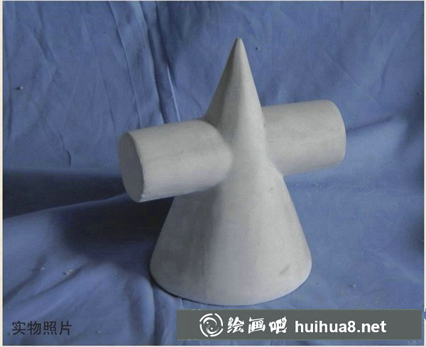 簡(jiǎn)單水粉畫教程圖解：水粉十字錐的繪畫步驟