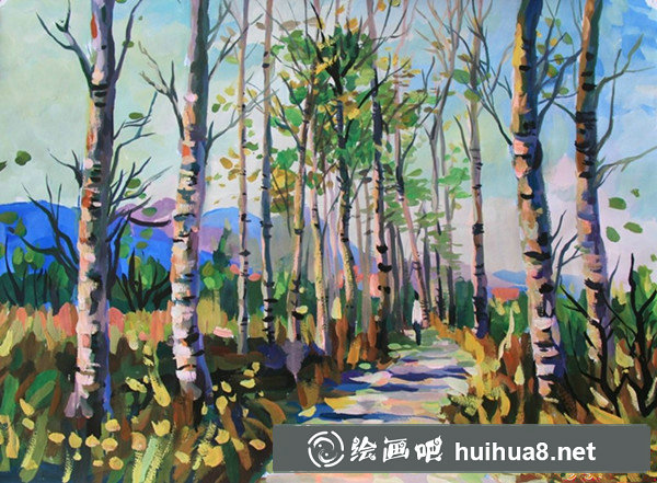 水粉基礎(chǔ)知識：水粉風(fēng)景寫生技法