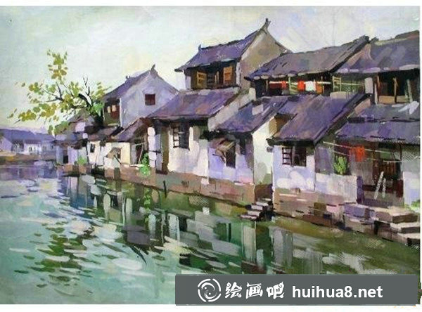 水粉基礎(chǔ)知識：水粉風(fēng)景寫生技法