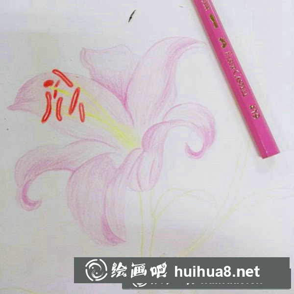 溫馨彩鉛畫向日葵教程
