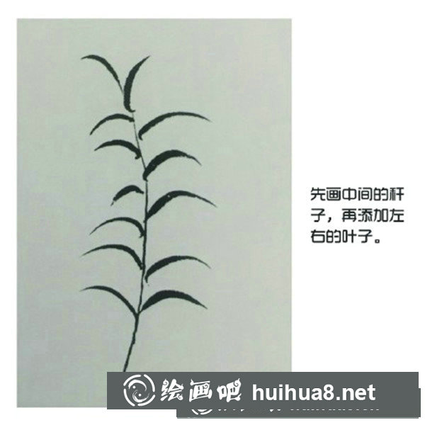 國(guó)畫蘆葦?shù)漠嫹? alt=