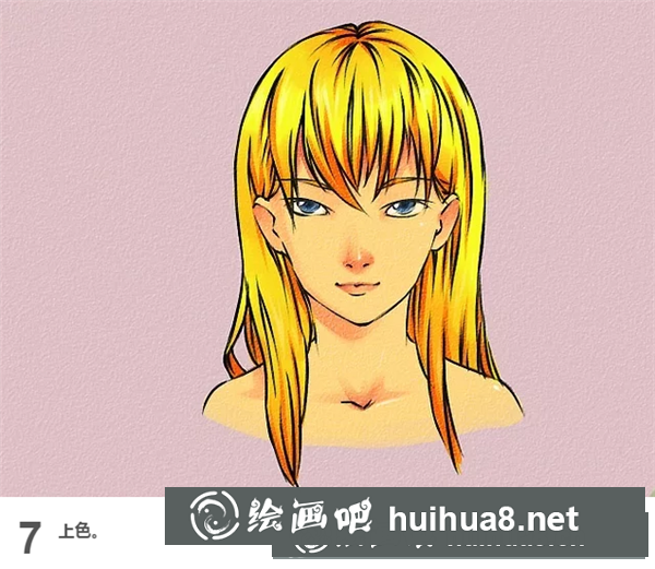 漫畫(huà)女生長(zhǎng)頭發(fā)畫(huà)法