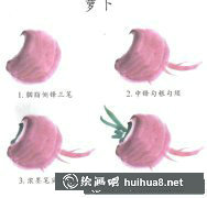 兒童中國(guó)畫筆法蘿卜入門