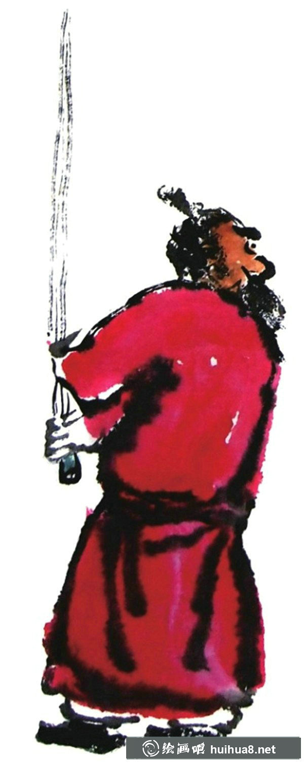 舞劍圖國(guó)畫