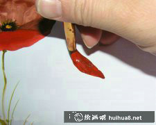 簡單丙烯畫花卉教程圖解