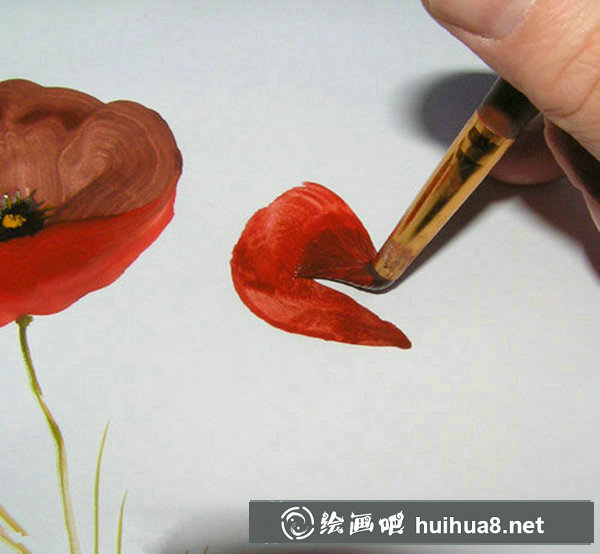 畫出其他花瓣