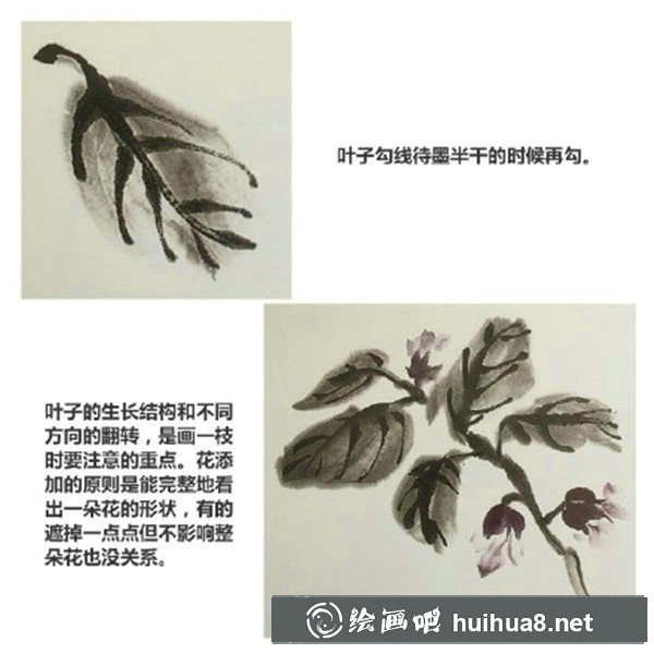 國(guó)畫茄子的畫法教程