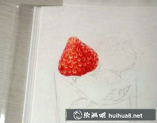 MUJI杯彩鉛草莓畫(huà)法步驟