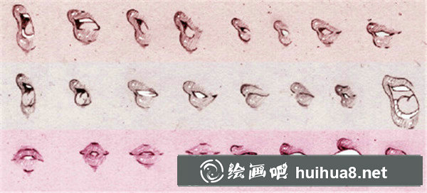 怎樣畫漫畫人物的嘴巴