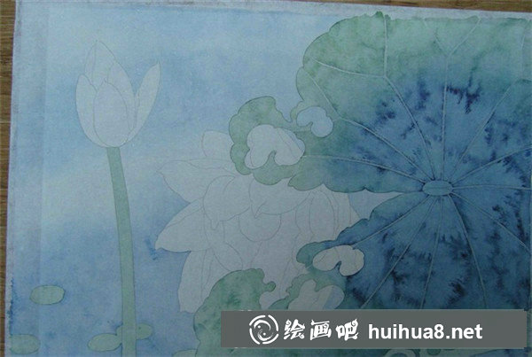 簡(jiǎn)單工筆畫(huà)荷花
