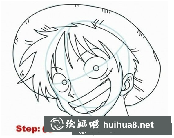 海賊王路飛畫法