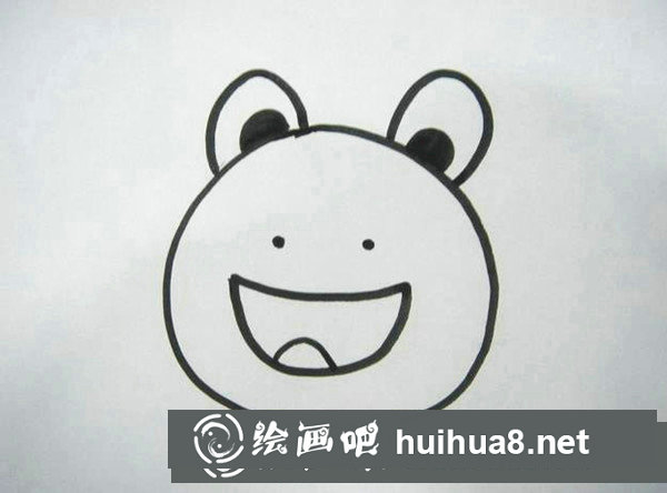 青蛙兒童蠟筆畫怎么畫