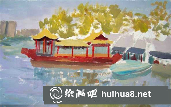 風(fēng)景水粉畫入門步驟解析