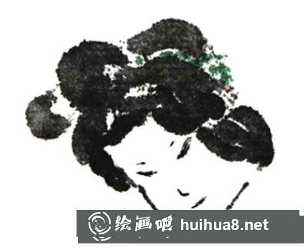 國畫仕女圖