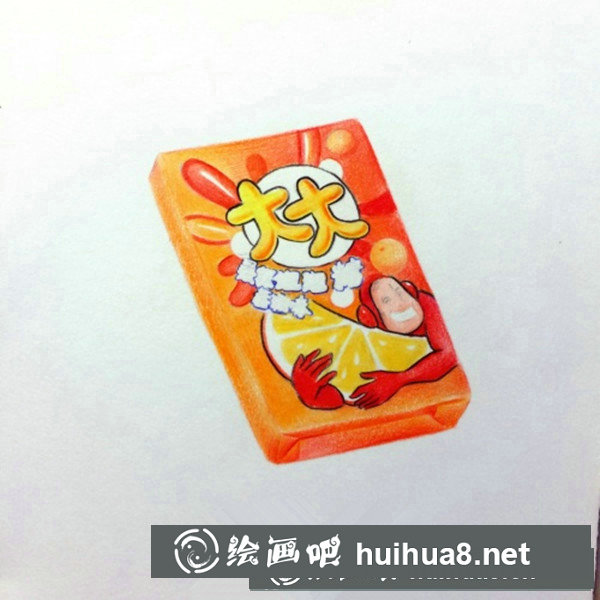 超寫實彩鉛畫教程：彩鉛手繪大大泡泡糖