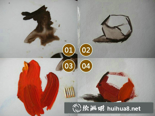 水粉橙子怎么畫？簡單橙子水粉畫圖文教程