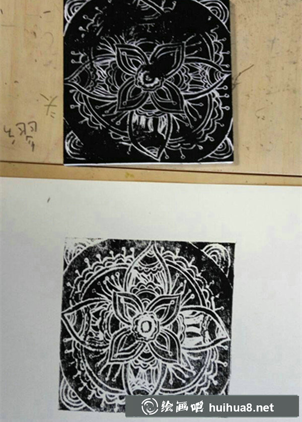 泡沫版畫制作過程詳解