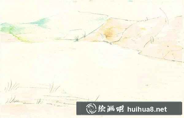 山水風(fēng)景畫水彩畫