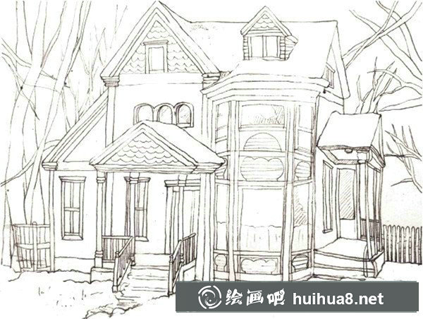 水彩畫(huà)房子步驟 水彩畫(huà)房子步驟