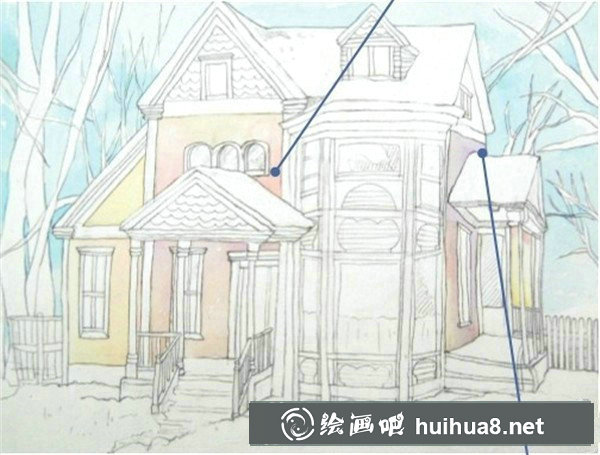 水彩畫(huà)房子步驟 水彩畫(huà)房子步驟