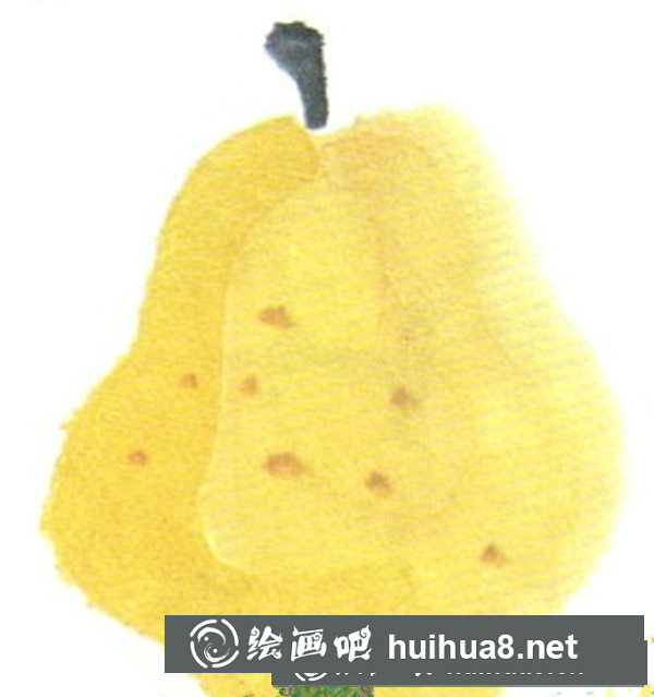 好看簡單的兒童國畫水果梨的畫法 好看簡單的兒童國畫水果梨的畫法