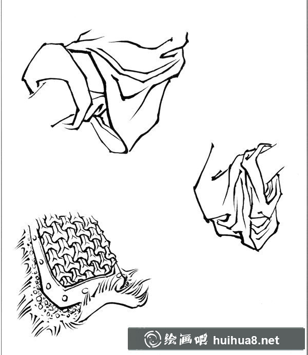 工筆十八描的運(yùn)用 工筆十八描的運(yùn)用