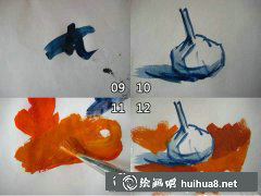 畫大蒜水粉步驟詳解