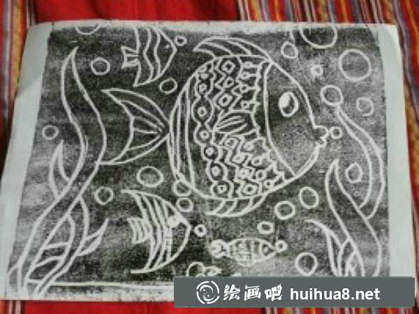 如何制作吹塑紙版畫？步驟圖詳解