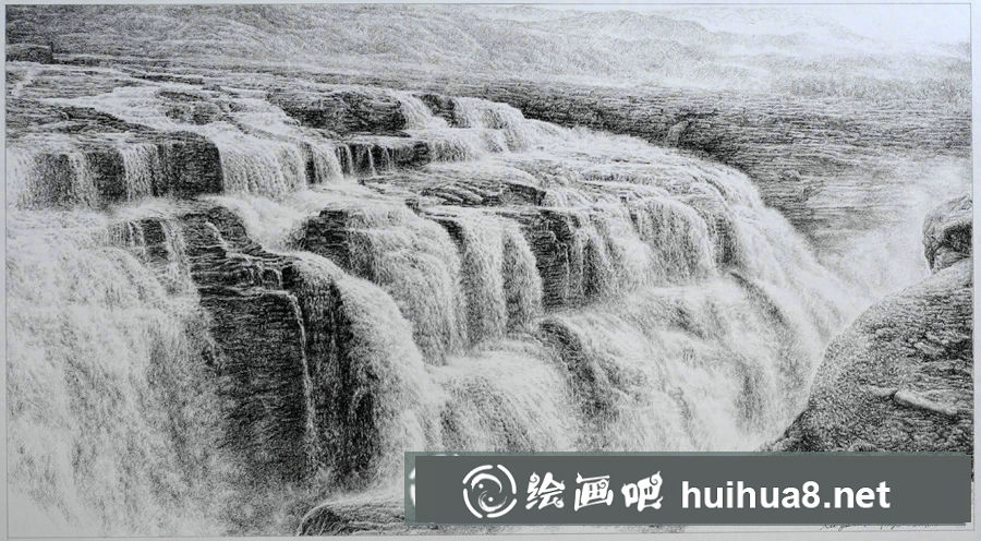 風(fēng)景鋼筆畫(huà)入門(mén)水的畫(huà)法