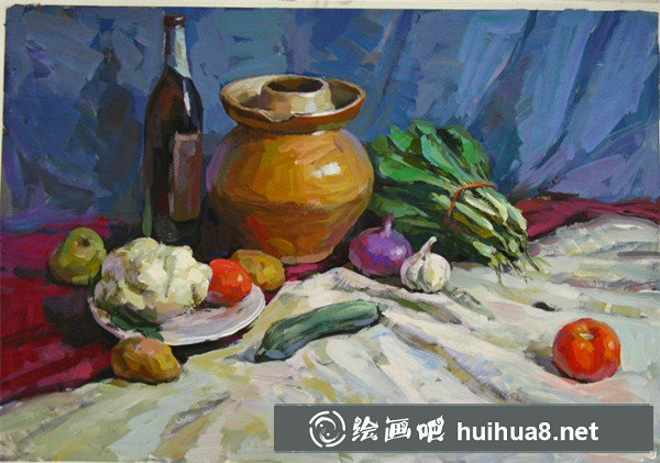 常見(jiàn)蔬菜水粉畫(huà)的畫(huà)法