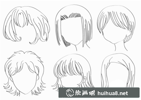 女生漫畫頭發(fā)的畫法