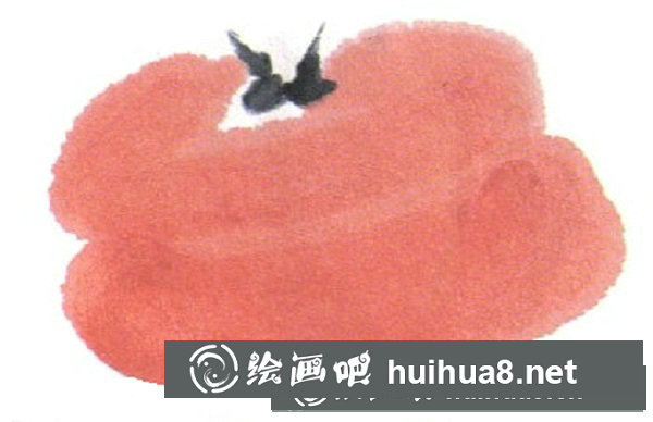 簡單易學(xué)的兒童國畫柿子步驟