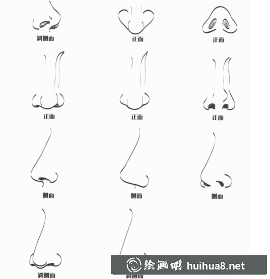 漫畫鼻子的畫法
