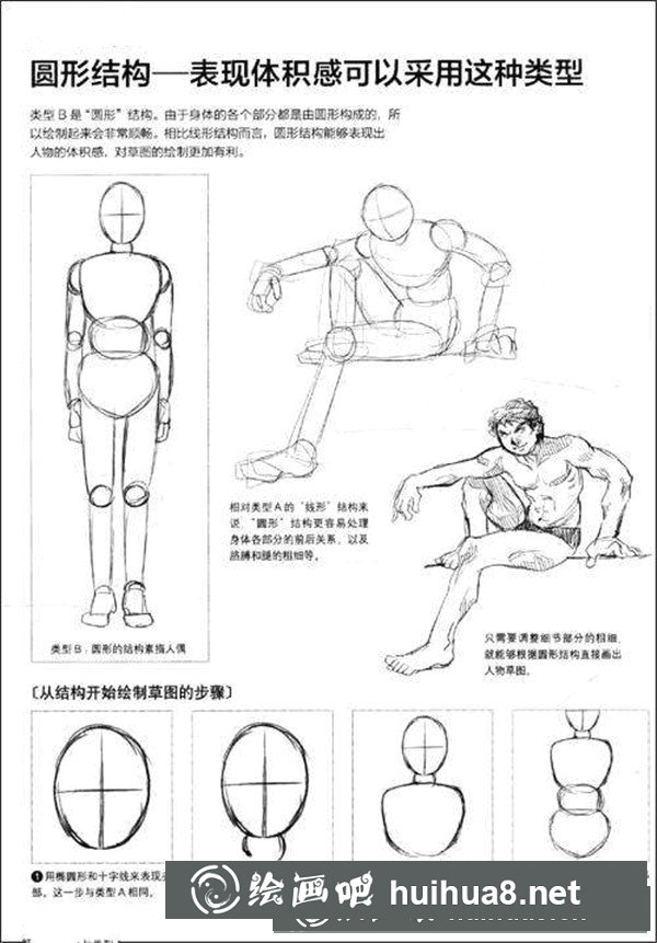 漫畫(huà)人物體型圖