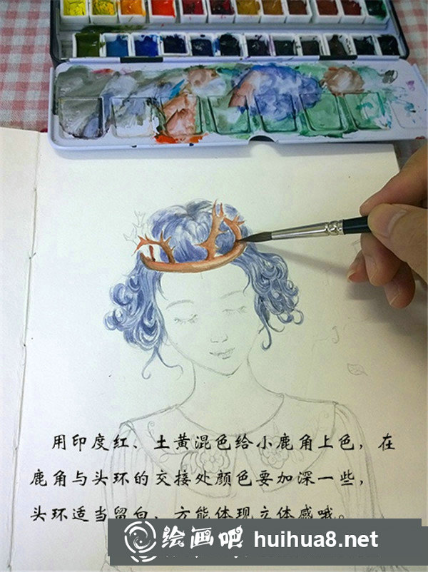 簡單唯美的水彩畫