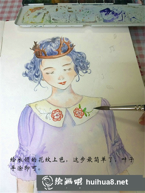 簡單唯美的水彩畫