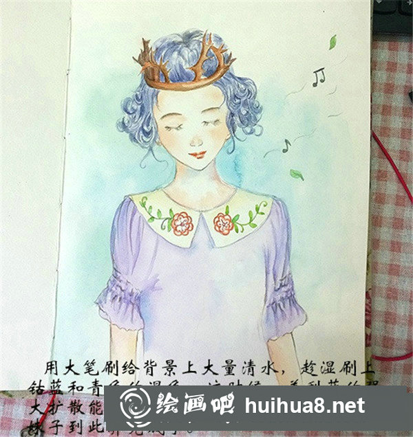 簡單唯美的水彩畫