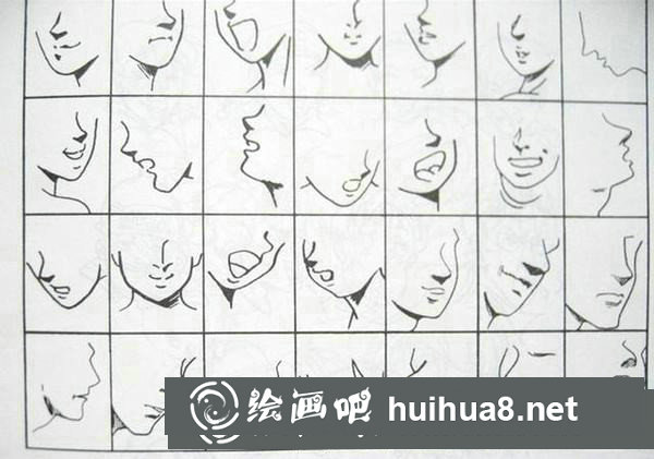 漫畫(huà)人物嘴巴畫(huà)法