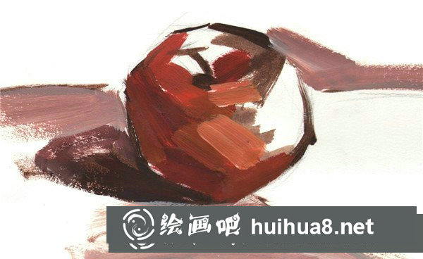 水彩畫蘋果教程
