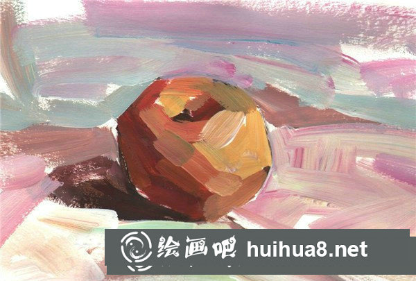 水彩畫蘋果教程