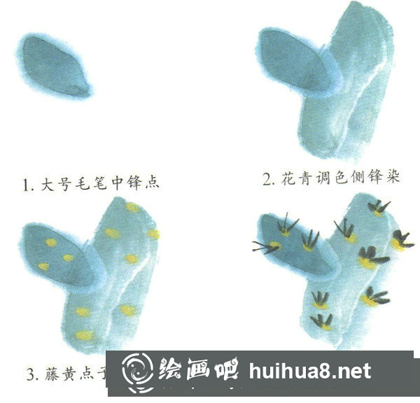 少兒國(guó)畫(huà)仙人掌