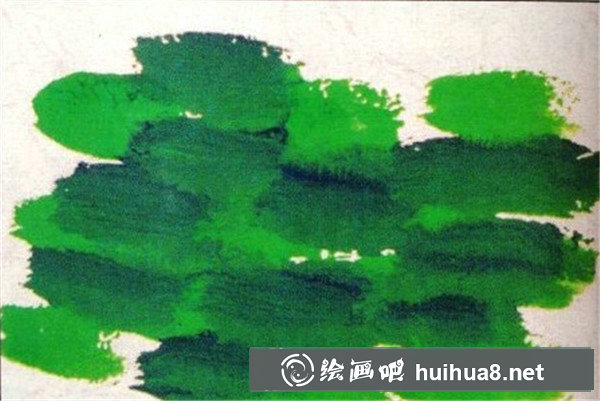 水粉畫筆觸