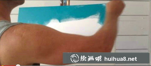 丙烯畫水面波紋怎么畫